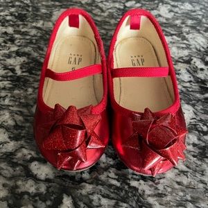 Red Ballet Flats